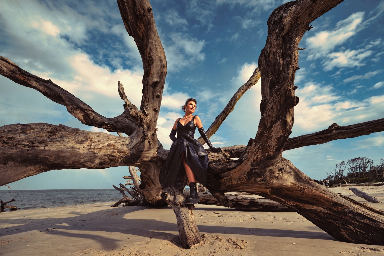 An editorial senior portrait by Mark Andrew